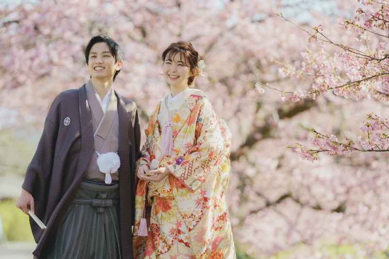 2/21〜3/15限定!【河津桜 和装&洋装ロケーション】衣装+ヘアメイク+髪飾り+撮影小物/写真全データ納品/レタッチ修正