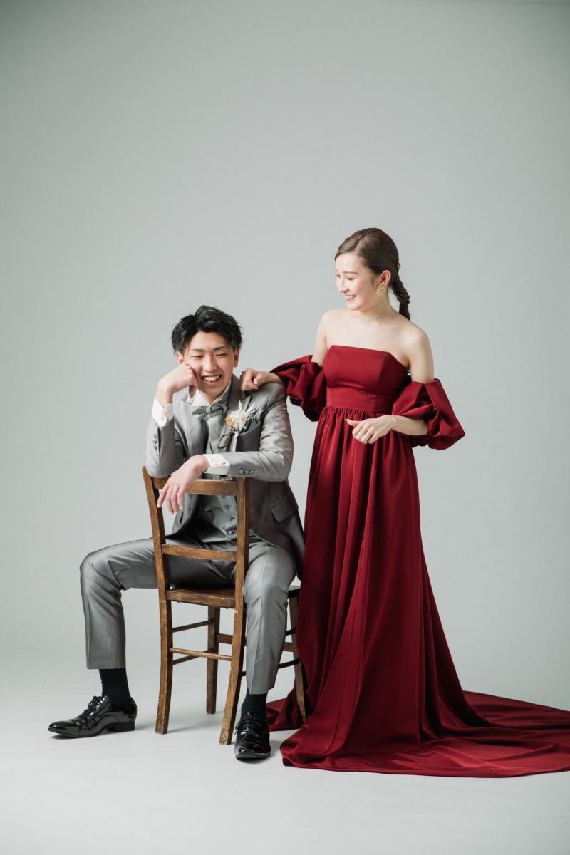 必見【ウエディングドレス&カラードレス両方叶う♪】洋装2着スタジオ撮影プラン◆新作ドレスも多数入荷!写真全データ込み(美整補正)