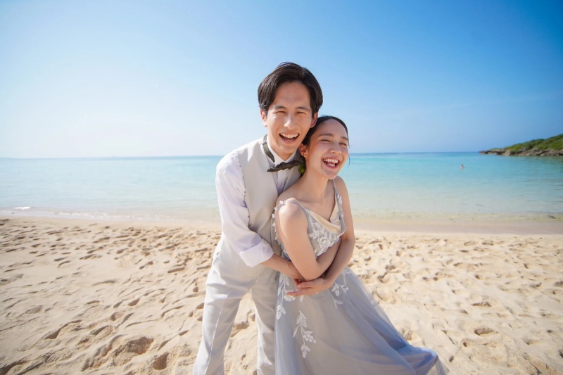 【古宇利島チャペル+北部エリアビーチフォト】アルバム20ページ+写真全データ納品_262,680円(美肌/小顔/スタイル補正)