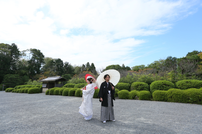 すごく良い天気の中での撮影