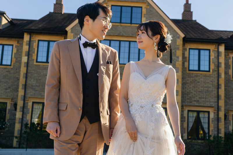 海外でのウェディングフォト撮影のよう