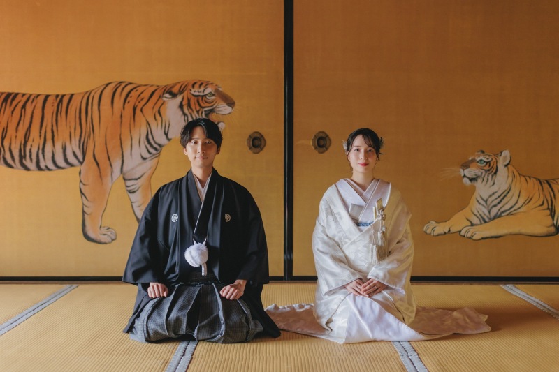 金戒光明寺の特徴的のひとつ、虎の金屏風