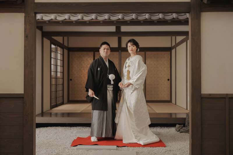 お着物をおろして。