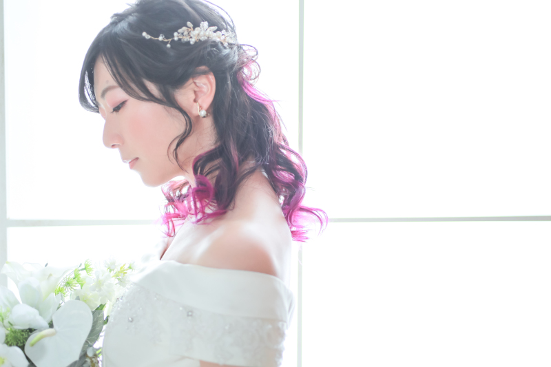 新婦様の美しいソロももちろん撮影