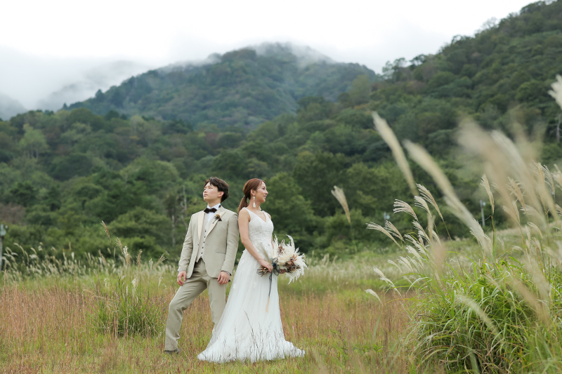 スケール感あるウェディングフォト !!