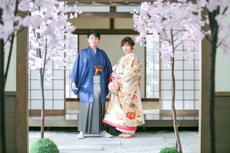 きっちりした結婚写真もあって安心です!