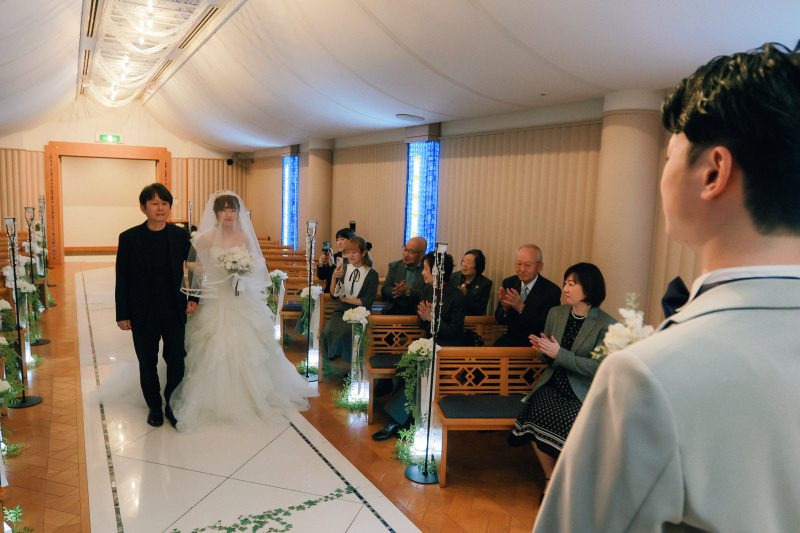 まるで結婚式のように