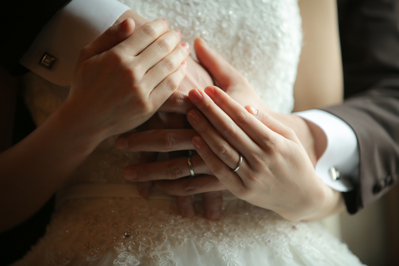 リングが輝く一枚