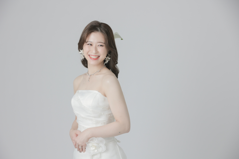 新婦様の笑顔に釘付け♡