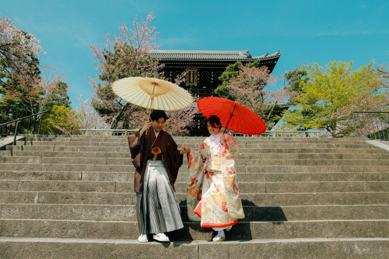 青空の下で・・・