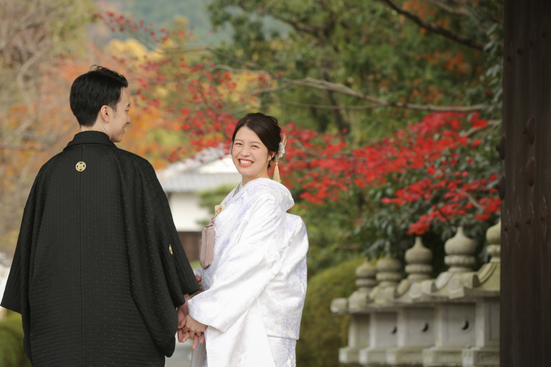 かわいい新婦様に