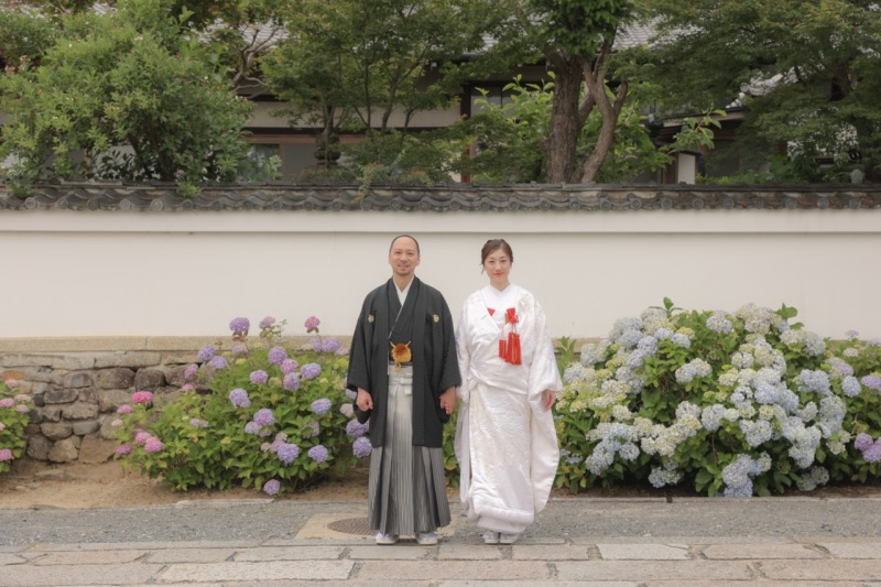 紫陽花咲く、金戒光明寺と洋装撮影♫