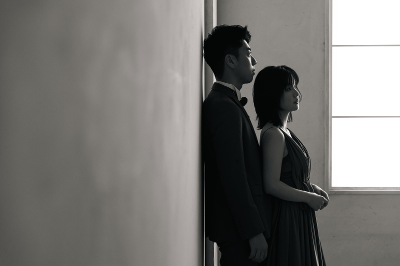 モノクロ写真でしっとりとした上品な印象に