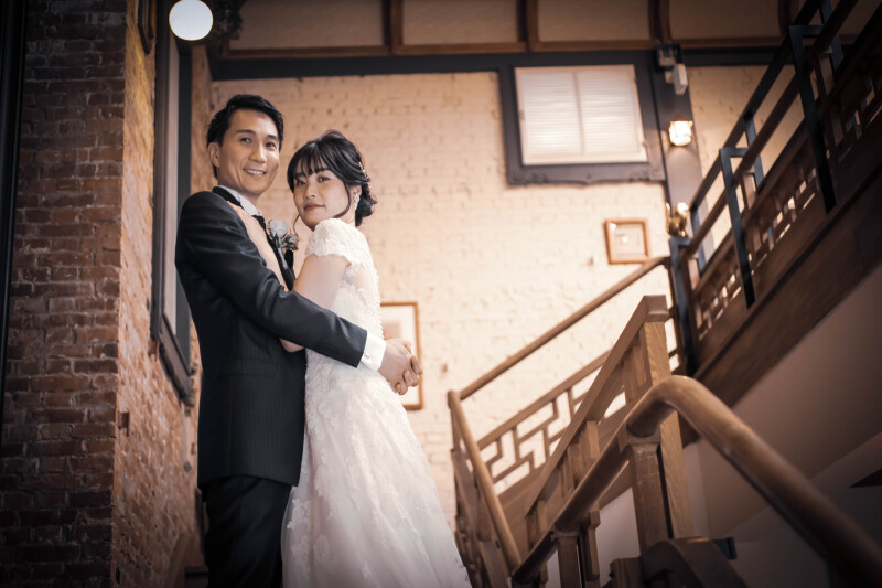 パビリオンコートでお洒落なウェディングフォト