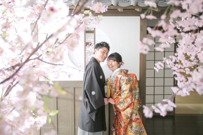 お二人のナチュラルな表情が可愛いです！