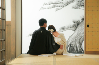 かわいいもかっこいいも！和装で屋内撮影