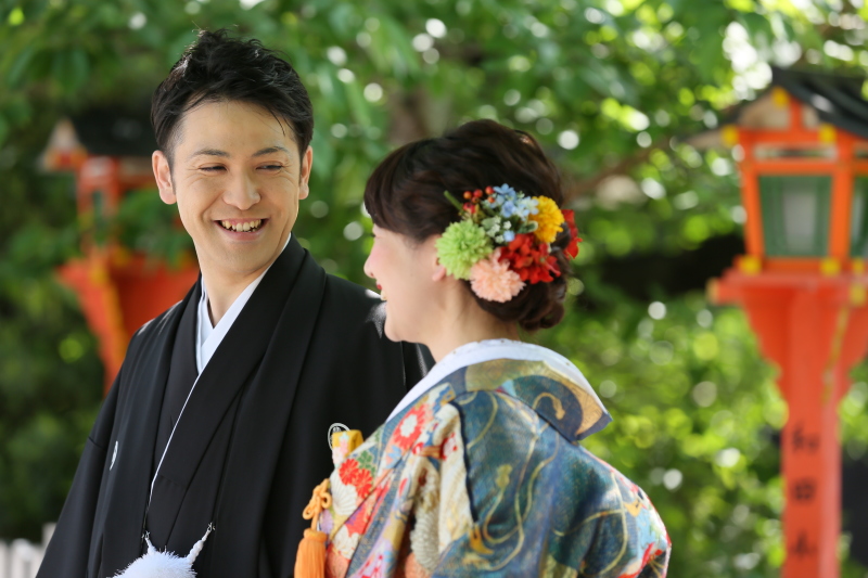 優しい笑顔の新郎様