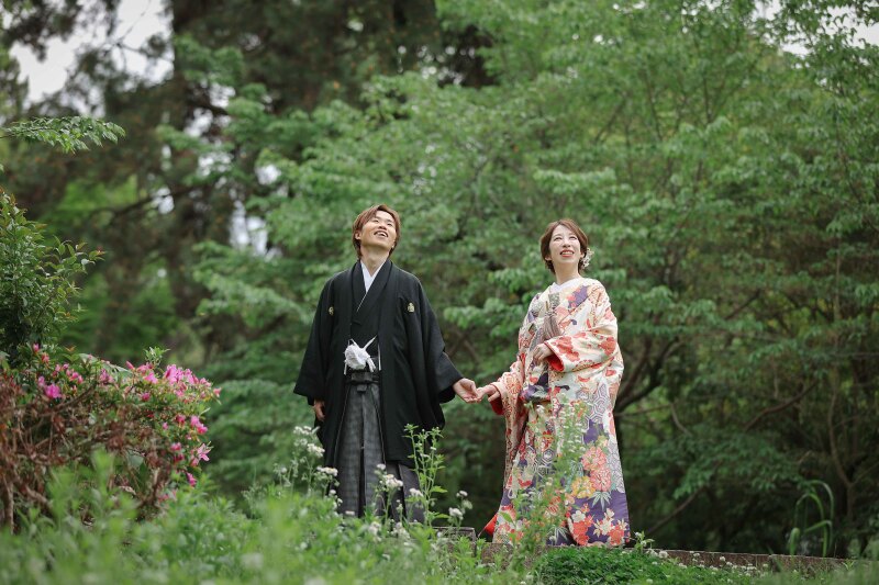 緑たくさんのエリア。