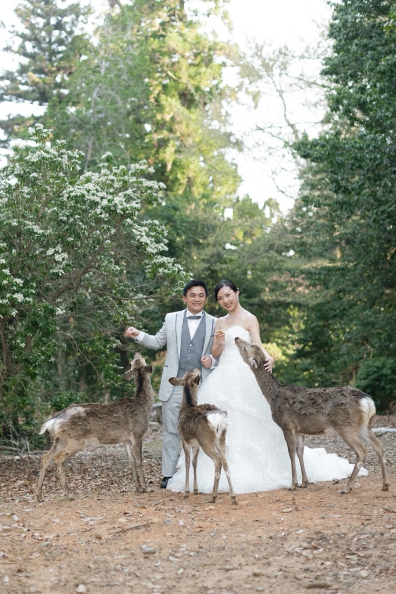 次に、可愛らしいゲストと共に撮影した一枚。