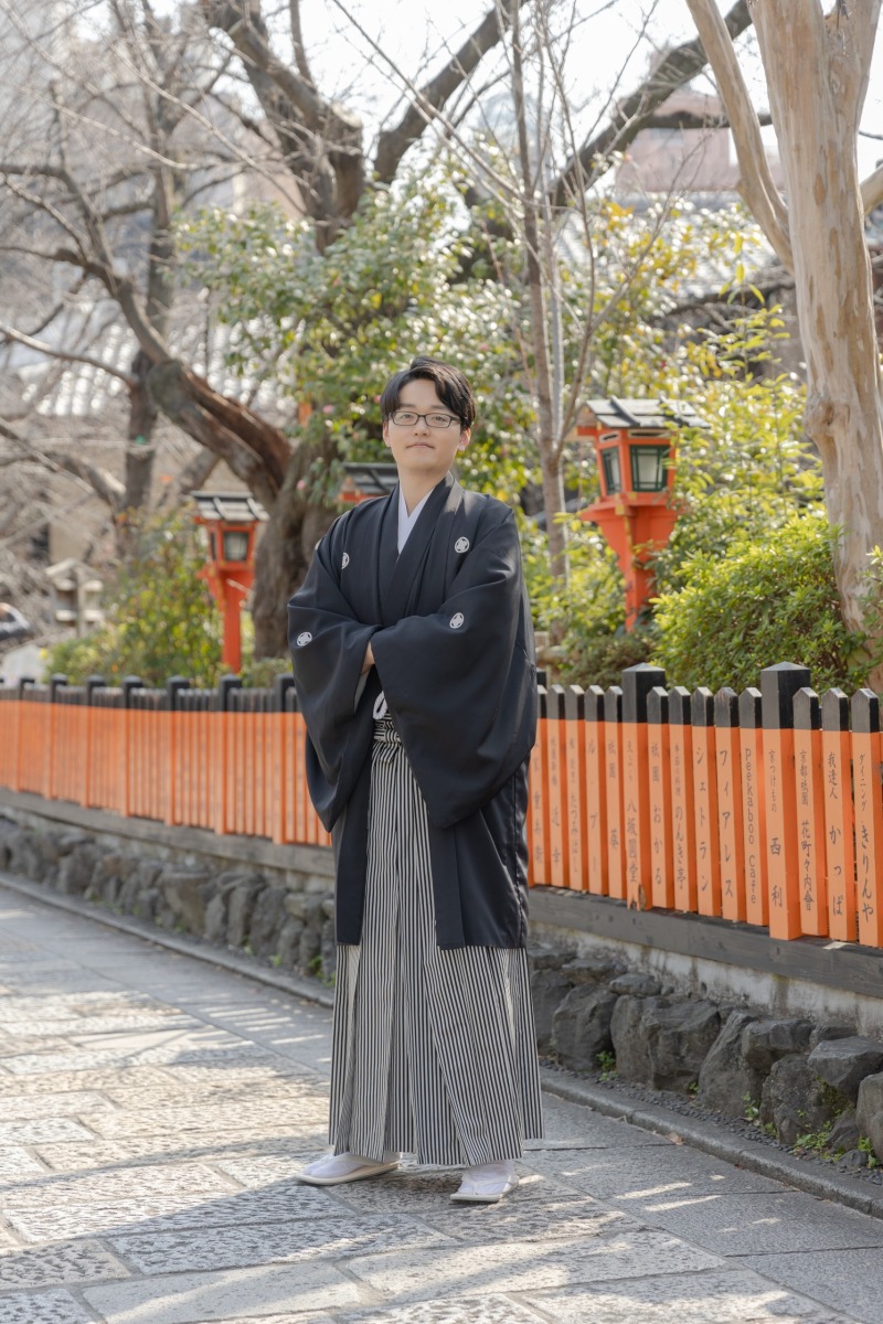 新郎様のソロショット。