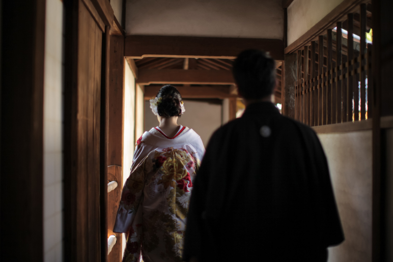 お堂の中でも…