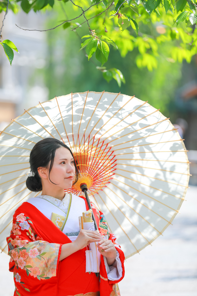ご新婦様のソロ写真も。