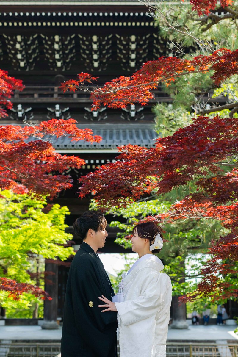 二色の紅葉
