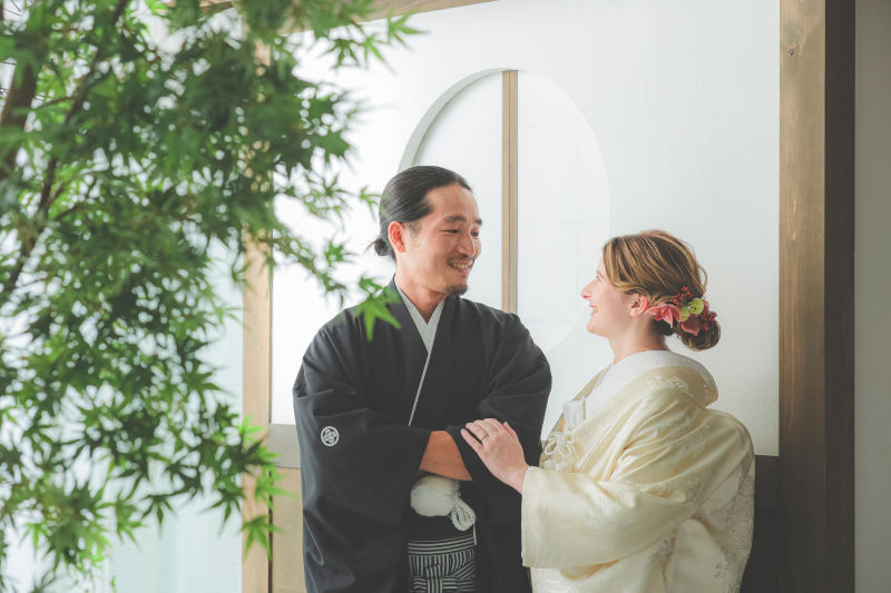 もみじの緑と一緒に♪