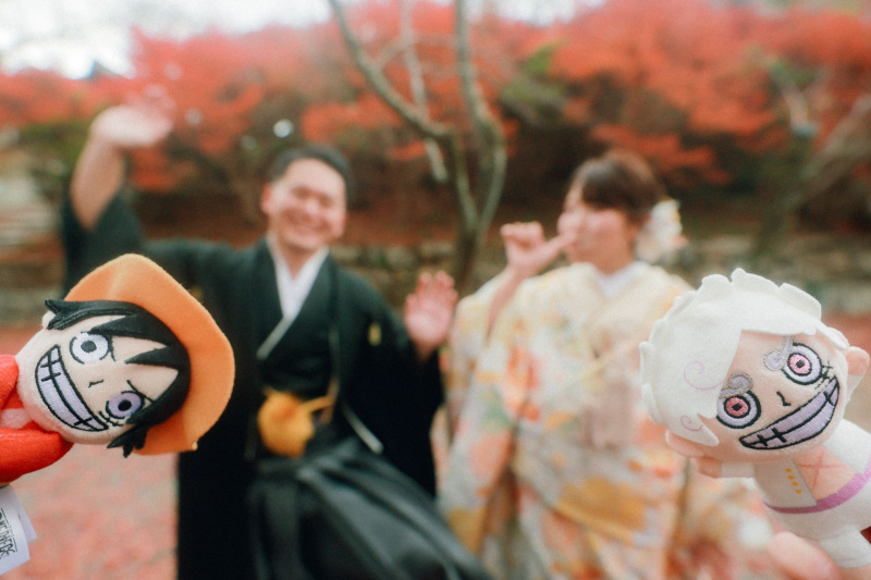毘沙門堂で作るウエディングフォト