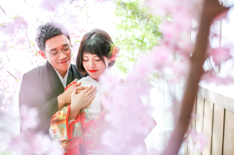 桜でふんわり写真♪