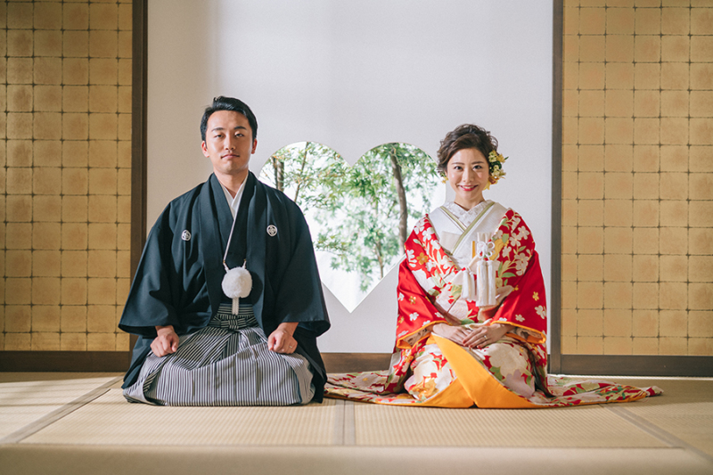 猪目窓で、キチッとした写真も♪