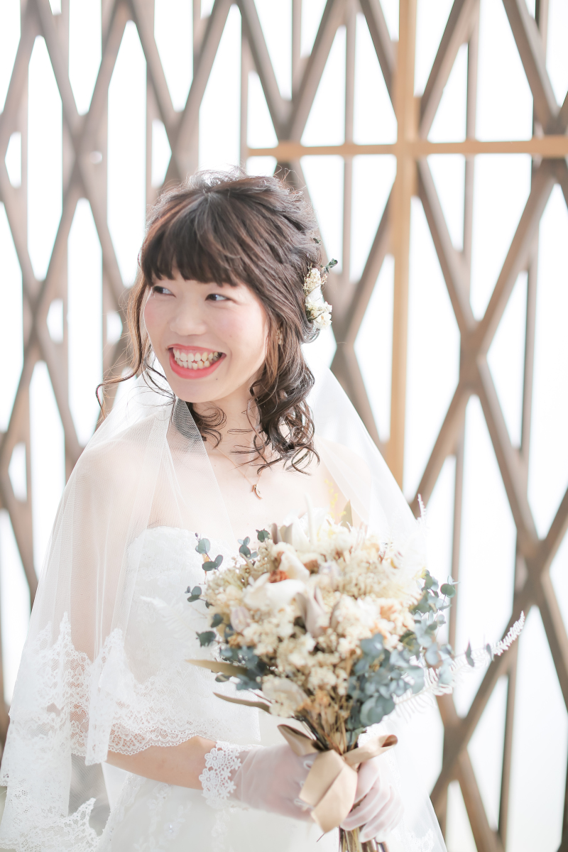 ご新婦様の素敵な笑顔!!