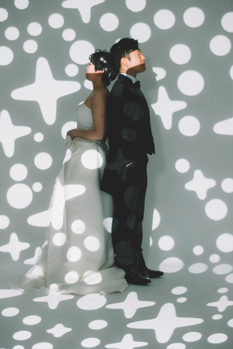 １つの場所で　2つの衣装で