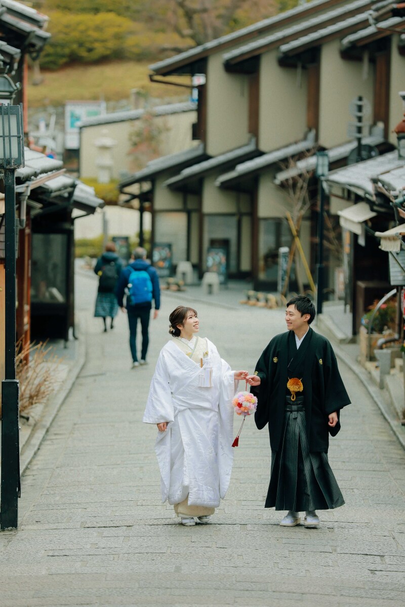 ふたりで八坂をてくてく・・・