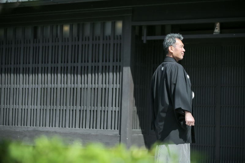 新郎様のソロショット。