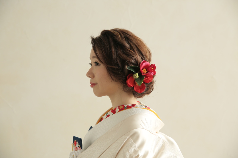 椿のコーディネート