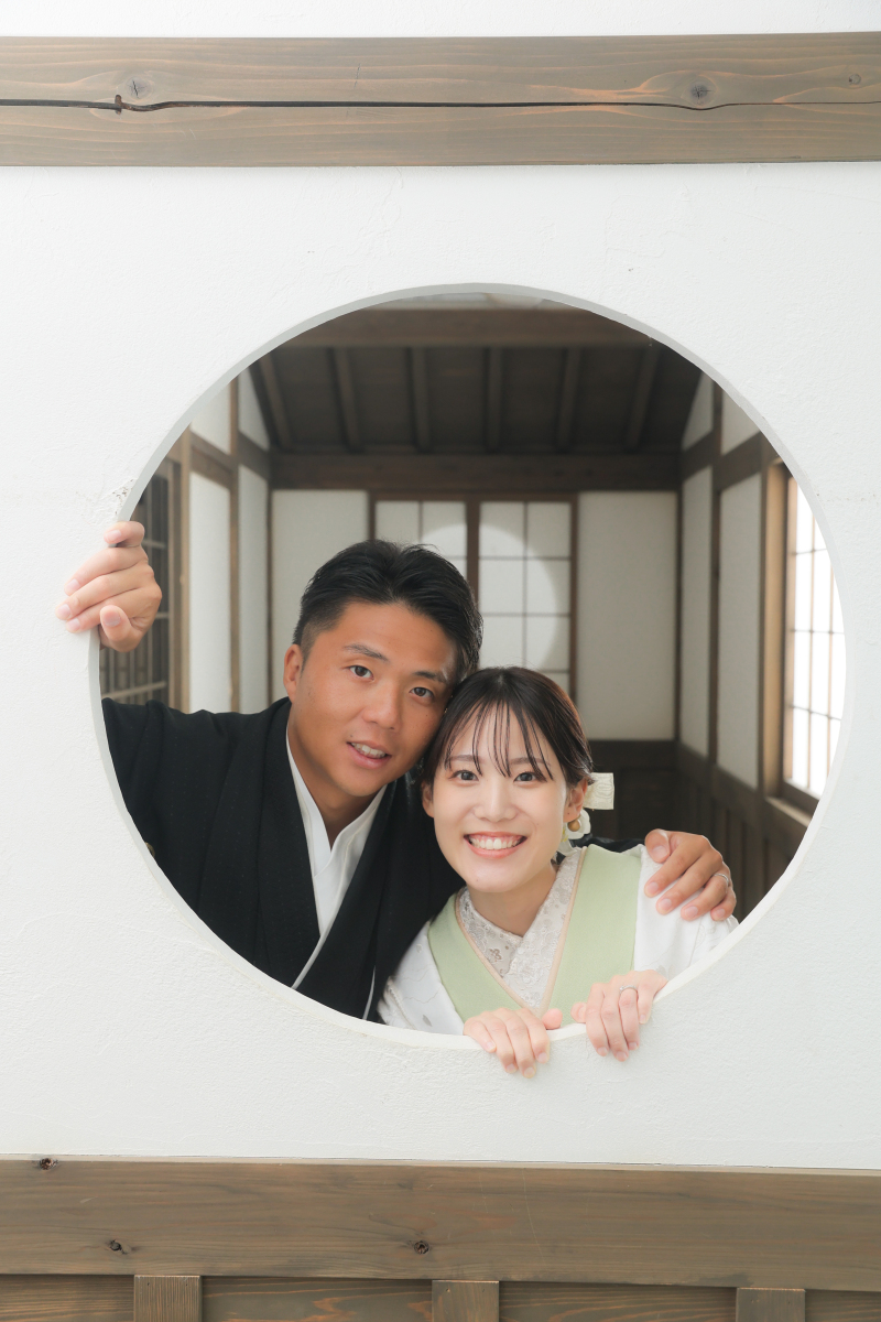 「屋内庭園」でワイワイ楽しく和装前撮り＾＾