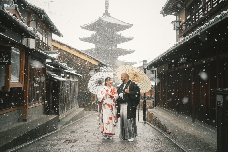雪でもロケーションフォト