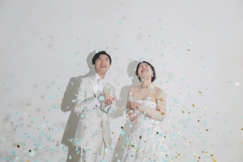 コンフェッティを使って・・・