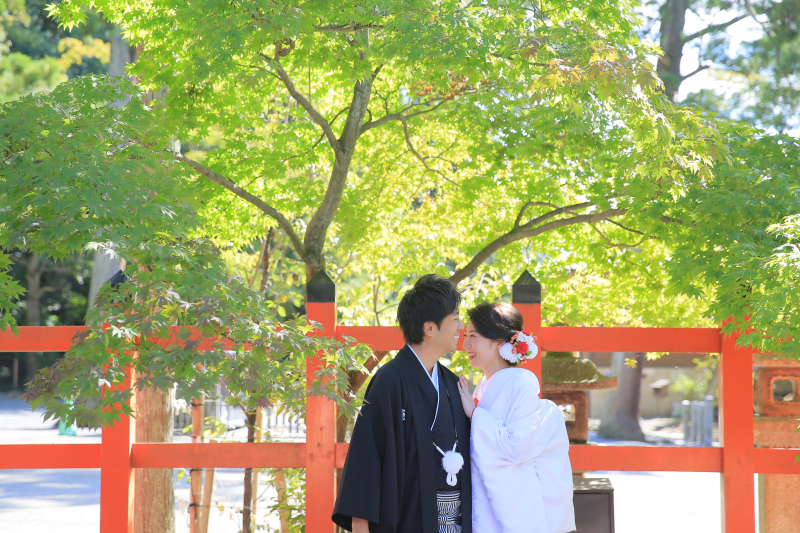 白無垢が映える