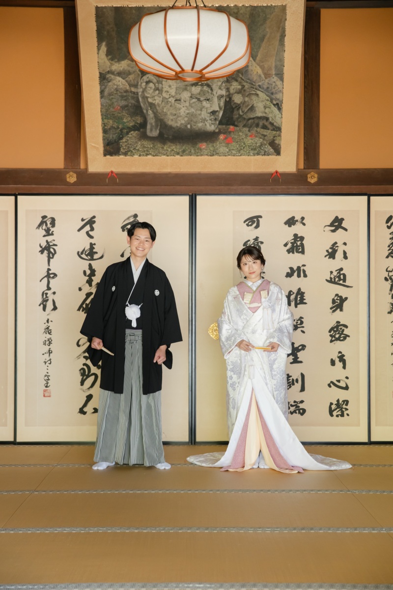 お二人の立ち姿をパシャリ