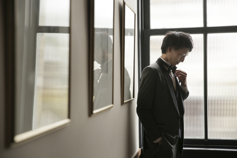 ご新郎様もかっこよく!!