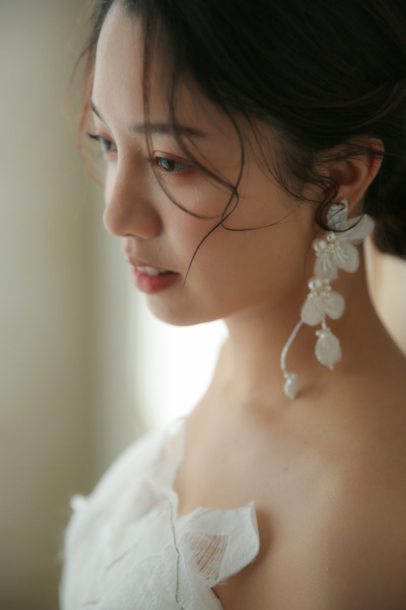 ぐぐっと新婦様に寄ってのショット