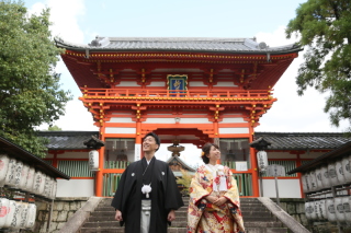神社で前撮り！