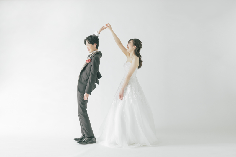 2着目の洋装にスタイルチェンジ!