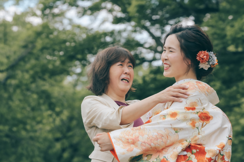 家族と一緒に…