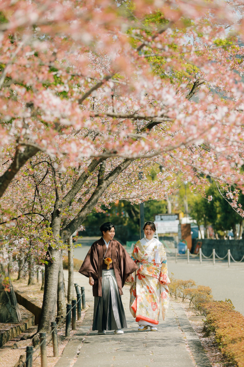 桜並木をお散歩♪