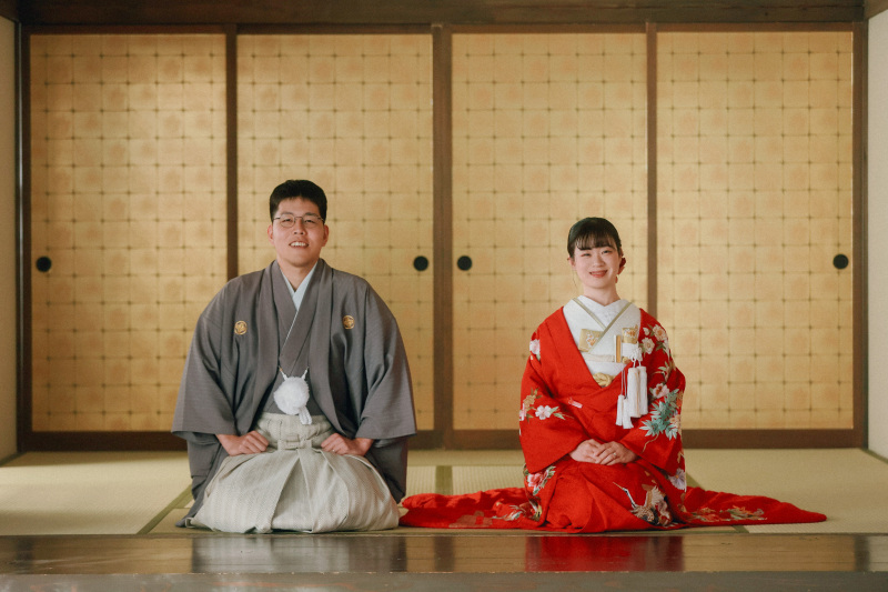 必ずお撮りする正座ショット！