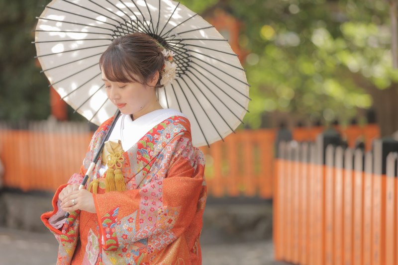 新婦様のソロショット