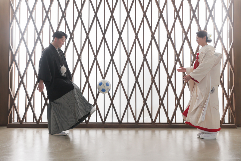 サッカーボールで遊んでみました♪